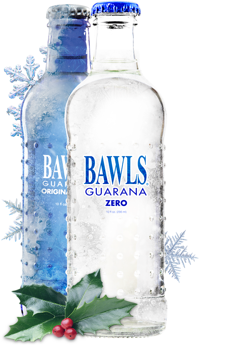 BAWLS Guarana Zero Soda Bottle