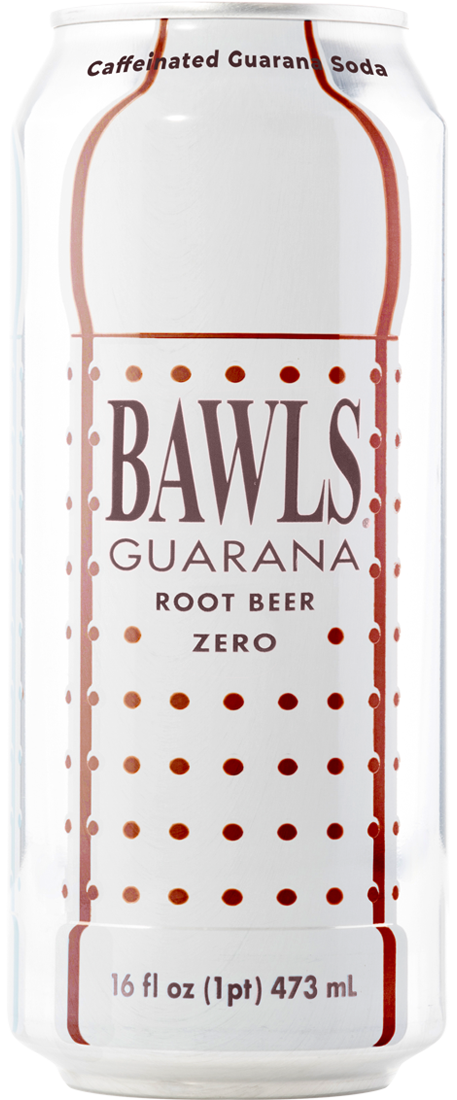Bawls Root Beer can