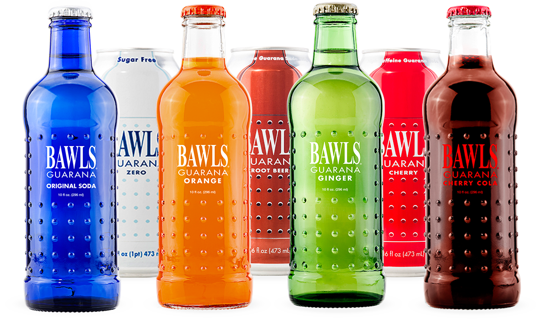 BAWLS Guarana Soda Flavors