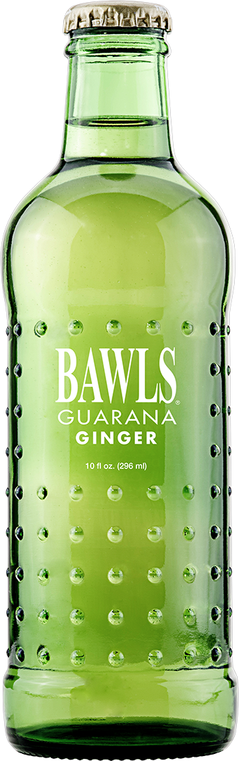 BAWLS Ginger Ale Soda bottle