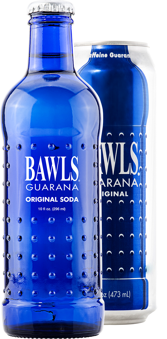 Original BAWLS bottle and can