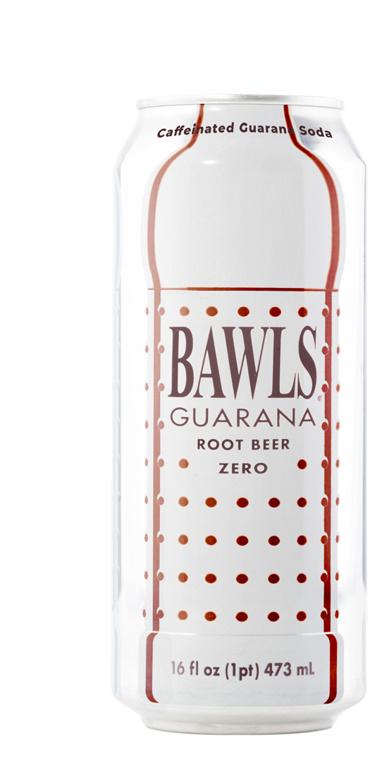 Root Beer Zero Bawls can