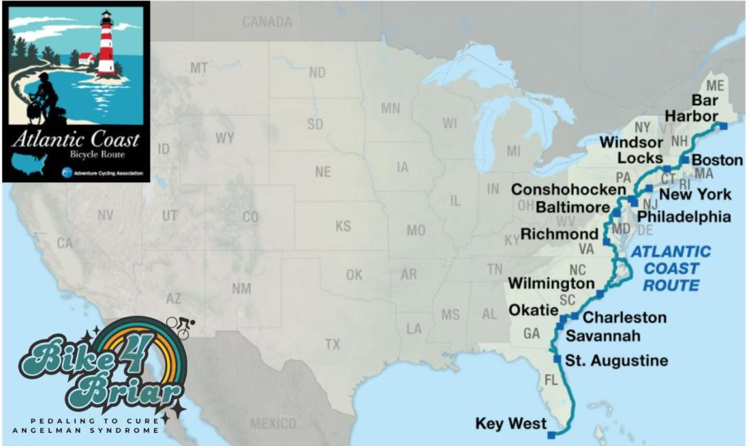 Bike 4 Briar 2026 Route